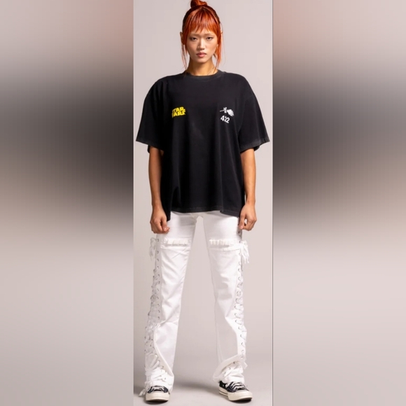 Civil Regime Star Wars Concrete "Green Crystal" 199X Oversized Tee - Picture 11 of 11